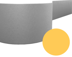 Odbojnica elastyczna 11 cm x 9 mb kolor 20- Żółty Słoneczny Flat