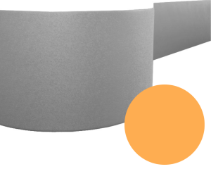 Odbojnica elastyczna 11 cm x 3,4 mb kolor 21- Miodowy Flat