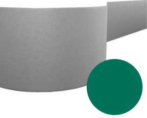 Odbojnica elastyczna 21 cm x 12 mb kolor 34 - Zieleń Medyczna Flat