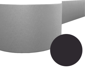 Odbojnica elastyczna 31 cm x 4,9 mb kolor 55 - Czarny Flat