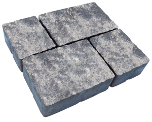 Kostka brukowa granitowa Melanż Granit Duży 10,8 m² gr. 6 cm