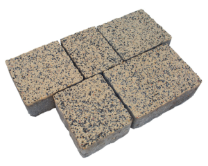 Kostka brukowa płukanka żółta 10,8 m² gr. 6 cm granit duży