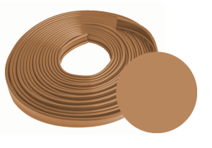 Okładzina poręczowa PVC 30x8 mm 20 mb miedziana
