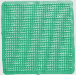 Mata antypoślizgowa do brodzika zielona turkusowa 51x51 cm