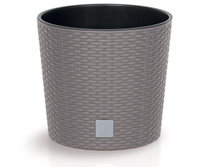 Doniczka okrągła 40 cm z wkładem 35L mocca Rato Round