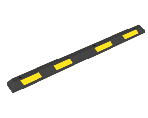 Długi separator parkingowy 182 cm z odblaskową taśmą 3M