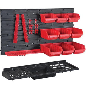 Ścianka narzędziowa 2 tablice 9 kuwet i uchwyty Fixing Wall Medium