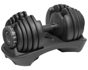 Hantel żeliwny 24 kg regulowany automatycznie Rebel