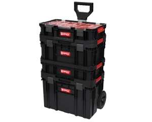 Zestaw skrzynek narzędziowych na kółkach Qbrick System Two