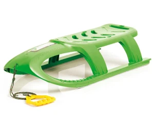 Sanki dla dzieci do szybkich zjazdów zielone Bullet