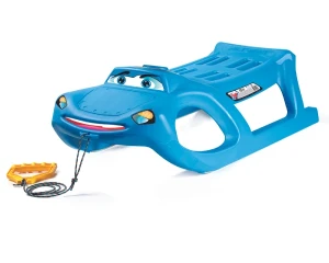 Sanki dla dzieci niebieskie auto Zigi-Zet