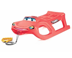 Sanki dla małego dziecka czerwony samochód Zigi-Zet