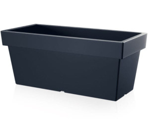 Doniczka prostokątna antracyt 39 cm Lofly Case
