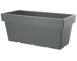 Donica prostokątna 58 cm szara Lofly Case
