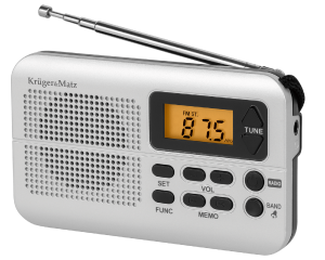 Radio przenośne kieszonkowe z wyświetlaczem Kruger&Matz KM0819