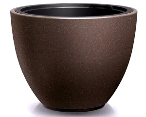 Donica okrągła 57 cm kawowa Heos Eco Wood