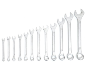 Klucze płasko-oczkowe zestaw 12 szt 6-13, 15, 17, 19, 22 mm Kraft Dele