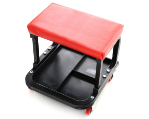 Stołek krzesełko warsztatowe jezdne na kółkach Kraft Dele