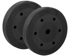 Obciążenia na siłownię bitumiczne 20 kg zestaw 2x 10kg Rebel RBA-2103