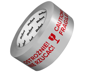Taśma klejąca pakowa OSTROŻNIE NIE RZUCAĆ 48 mm x 132 m
