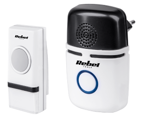 Dzwonek do drzwi bezprzewodowy z wtyczką na 230V 48 melodii