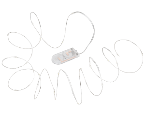 Lampki świąteczne 20 mini LED białe Rebel ZAR0544