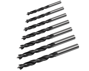Wiertła do drewna 7 szt. zestaw Rebel RB-1123