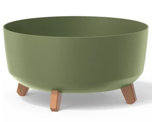 Doniczka okrągła zielona 38 cm Prosperplast Gracia Low