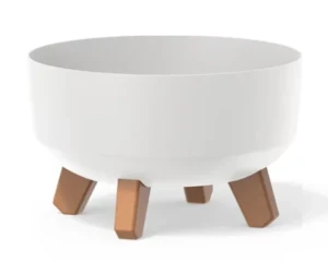 Doniczka misa biała 28,5 cm Prosperplast Gracia Low