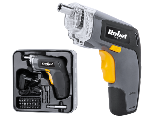 Wkrętarka akumulatorowa 3.6 V 1300 mA Rebel Tools RB-1001