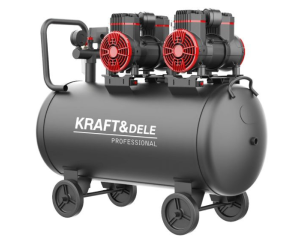 Kompresor bezolejowy 100 litrów 8 bar 2x1500W Kraft Dele