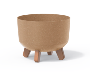 Doniczka okrągła naturo 23,8 cm Prosperplast Gracia Eco Wood