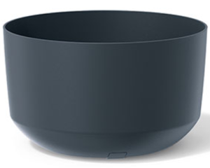 Doniczka okrągła 20 cm antracyt Prosperplast Gracia Standard