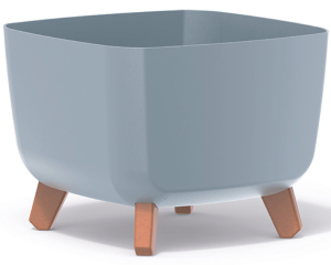 Doniczka kwadratowa 29 cm szara Prosperplast Gracia Square