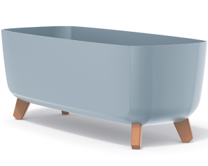 Doniczka długa szara 58 cm Prosperplast Gracia Case