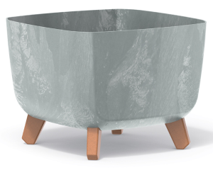 Donica kwadratowa 29 cm Prosperplast Gracia Square Beton Effect