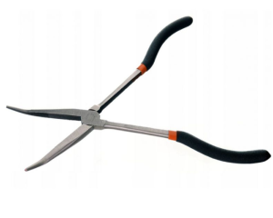 Szczypce długie wygięte 45 stopni Kraft Dele