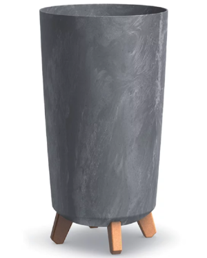 Donica wysoka 44,5 cm marengo Gracia Tubus Slim Beton Effect