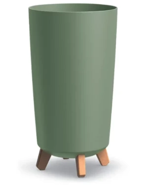 Donica na nóżkach wysoka 44,5 cm zielona Gracia Tubus Slim