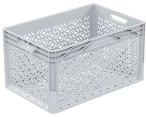 Pojemnik ażurowy Euro-Norm 600x400x320 mm Lightline Bekuplast