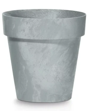 Doniczka okrągła szara 12 l Cube Beton Effect