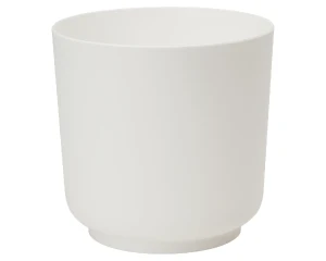 Doniczka okrągła biała 25 cm Form-Plastic Satina Eco