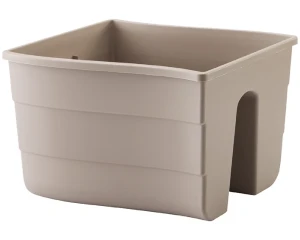 Skrzynka balkonowa 29,5 cm beżowa Fala Railing