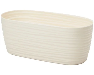 Doniczka podłużna kremowa 31,5 cm Form-Plastic Sahara Petit