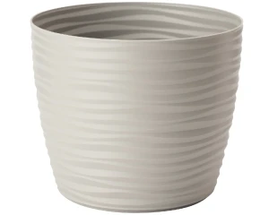 Doniczka okrągła szara 9,7 l Form-Plastic Sahara Round