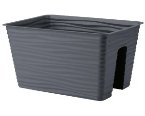 Skrzynka balkonowa podłużna 39 cm antracyt Sahara Railing