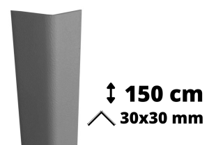 Wyprzedaż: Narożnik kątownik PVC AcroMat 150 cm 30x30 mm