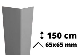 Wyprzedaż: Narożnik kątownik PVC AcroMat 150 cm 65x65 mm