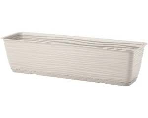 Doniczka balkonowa Sahara szara 58 cm Form-Plastic