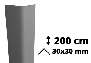 Wyprzedaż: Narożnik kątownik PVC AcroMat 200 cm 30x30 mm